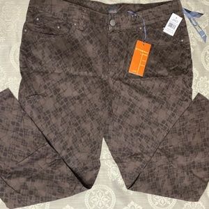 JAG Jeans Chloe Brush Stretch Denim- Printed Plaid